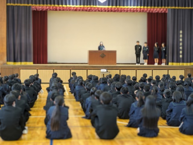 生徒会役員の挨拶